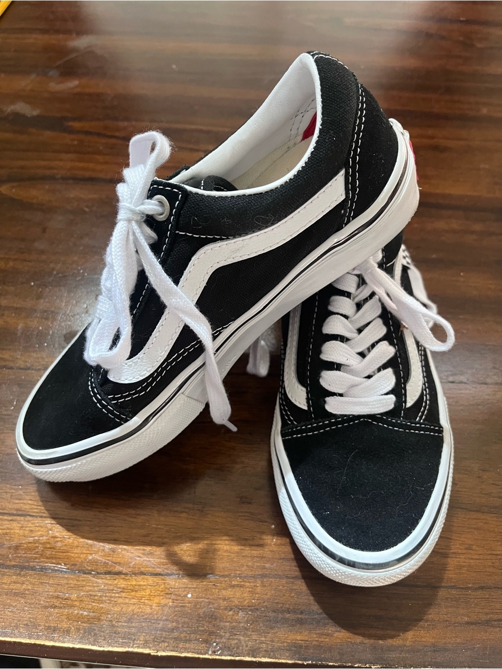 Vans Black & White Old Skool Low-Top Sneakers